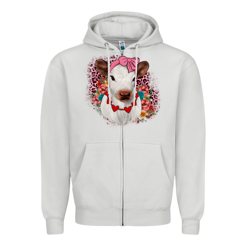 Heifer Valentines Zipper Hoodie by JahusDesignShop | Teevron