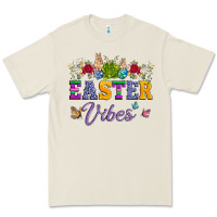 Bone easter vibes and butterfly with bunny and flowers Premium Tee - Artiststas