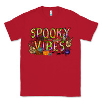 Red spooky vibes Classic Tee - RacoonDesign