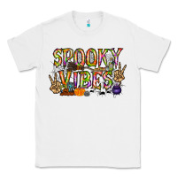White spooky vibes Classic Tee - RacoonDesign