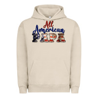 Pigment French Oak all american papa Urban Hoodie - BarkalooDesign