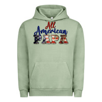 Pigment Oil Green all american papa Urban Hoodie - BarkalooDesign