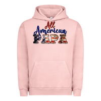 Pigment Salmon all american papa Urban Hoodie - BarkalooDesign