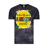 Cloud Black when life gives lemons sweet Vintage Tee - texasbilliewilder