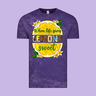 When Life Gives Lemons Sweet Vintage Tee Designed By Texasbilliewilder