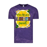 Cloud Purple when life gives lemons sweet Vintage Tee - texasbilliewilder