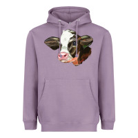 Lavender holstein calf face Heavyweight Hoodie - LillyAllenDesigns