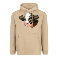 Mushroom holstein calf face Heavyweight Hoodie - LillyAllenDesigns