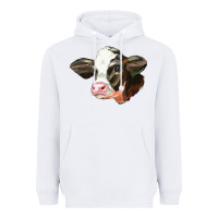 White holstein calf face Heavyweight Hoodie - LillyAllenDesigns