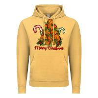 Vintage Mustard Merry Christmas Basketball Vintage Hoodie - RanaPortraitStore