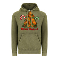 Vintage Olive Merry Christmas Basketball Vintage Hoodie - RanaPortraitStore