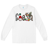 White fiesta Long Sleeve Tee - CowhideDigitalArt
