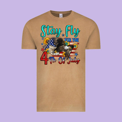 Stay Fly For The 4 Th Of July Vintage Tee Designed By Zillion Design Studio