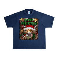 Navy merry christmas heifer with cowbells Urban Heavy Tee - RanaPortraitStore