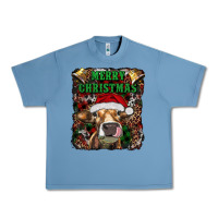 Pebble Blue merry christmas heifer with cowbells Urban Heavy Tee - RanaPortraitStore