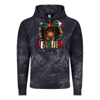 Cloud Black teacher life afro locs messy bun Vintage Hoodie - texasbilliewilder