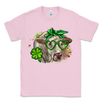 Bubblegum Pink Charolais St. Patrick's Day Classic Tee - OliviaCreatesArt