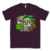 Plum Charolais St. Patrick's Day Classic Tee - OliviaCreatesArt