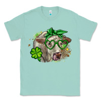 Seafoam Charolais St. Patrick's Day Classic Tee - OliviaCreatesArt