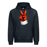 Navy Christmas peace hand Urban Hoodie - Jasminsmagicworld