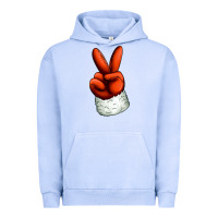 Pigment Grape Ice Christmas peace hand Urban Hoodie - Jasminsmagicworld