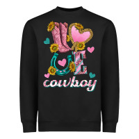 Black love western cowboy Heavyweight Sweatshirt - texasbilliewilder