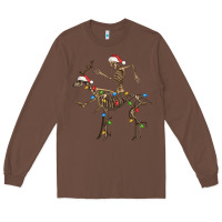 Chestnut skeleton deer santa Long Sleeve Tee - FaDigitalArtStudio