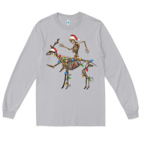 Moon Dust skeleton deer santa Long Sleeve Tee - FaDigitalArtStudio
