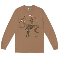 Toasted Coconut skeleton deer santa Long Sleeve Tee - FaDigitalArtStudio