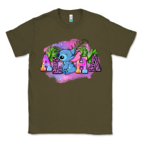Army Green aloha stitch Classic Tee - AdoDesignShop