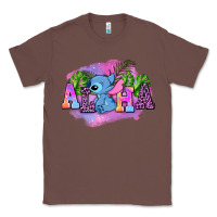 Chestnut aloha stitch Classic Tee - AdoDesignShop