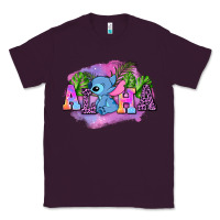 Plum aloha stitch Classic Tee - AdoDesignShop