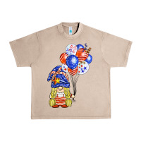French Oak patriotic gnome balloon Urban Heavy Tee - BarkalooDesign