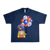 Navy patriotic gnome balloon Urban Heavy Tee - BarkalooDesign