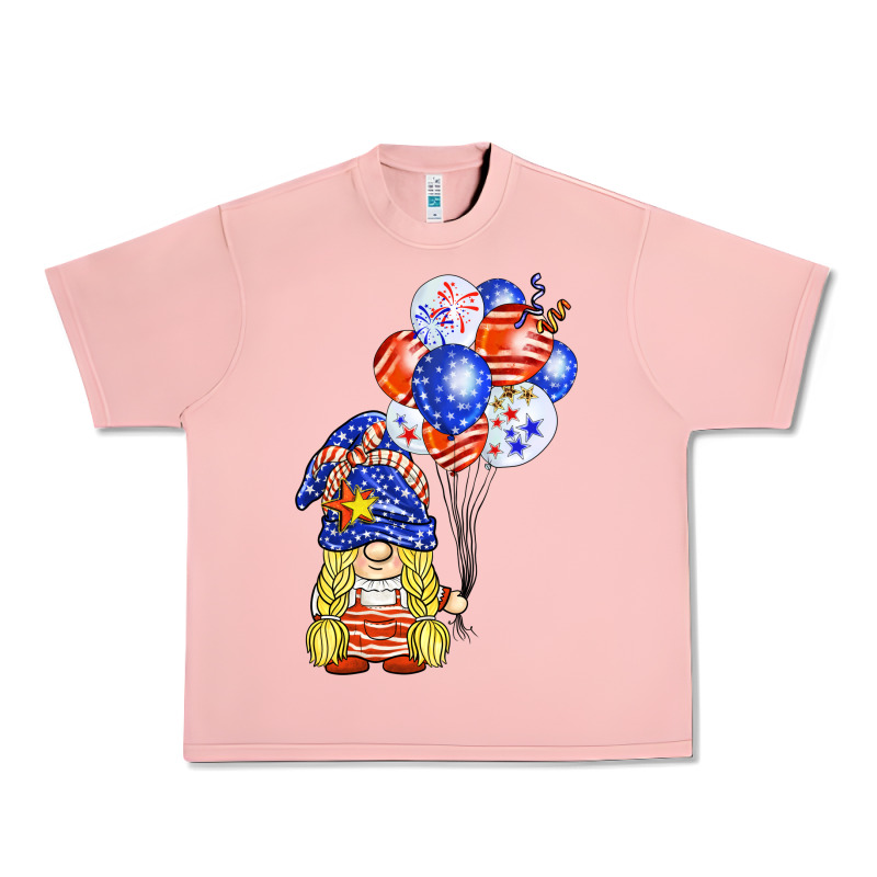 Patriotic Gnome Balloon Urban Heavy Tee by BarkalooDesign | Teevron