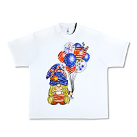White patriotic gnome balloon Urban Heavy Tee - BarkalooDesign