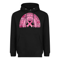 Breast Cancer Awareness Rainbow Heavyweight Hoodie | Teevron