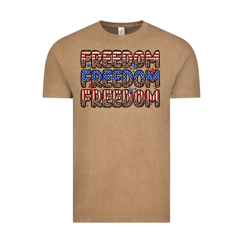 Freedom Freedom Freedom Vintage Tee by Zillion Design Studio | Teevron