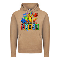 Vintage Coffee softball support squad autism Vintage Hoodie - Zillion Design Studio