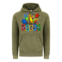 Vintage Olive softball support squad autism Vintage Hoodie - Zillion Design Studio