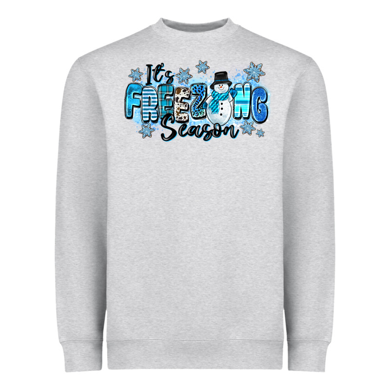 It's Freezing Season Heavyweight Sweatshirt by Zillion Design Studio | Teevron