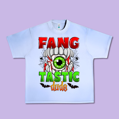 Fang Tastic Dude Urban Heavy Tee Designed By Zillion Design Studio