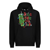 Black jesus fills my cup psalm 25 5 Premium Hoodie - MaliasSmallBusiness