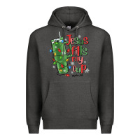 Charcoal Heather jesus fills my cup psalm 25 5 Premium Hoodie - MaliasSmallBusiness