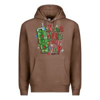 Chestnut jesus fills my cup psalm 25 5 Premium Hoodie - MaliasSmallBusiness