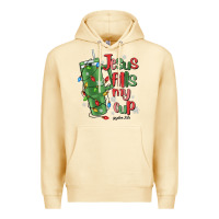 Pina Colada jesus fills my cup psalm 25 5 Premium Hoodie - MaliasSmallBusiness