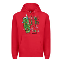 Red jesus fills my cup psalm 25 5 Premium Hoodie - MaliasSmallBusiness