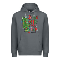 Rock jesus fills my cup psalm 25 5 Premium Hoodie - MaliasSmallBusiness