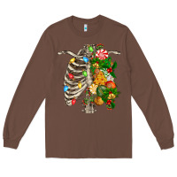 Chestnut skeleton chest christmas Long Sleeve Tee - FaDigitalArtStudio