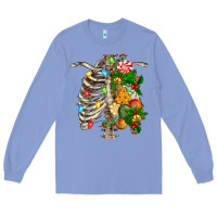 Colony Blue skeleton chest christmas Long Sleeve Tee - FaDigitalArtStudio
